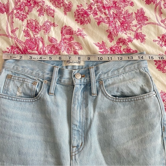 Madewell Classic Straight Full-Length Jeans in Fitzgerald Wash - Picture 9 of 11